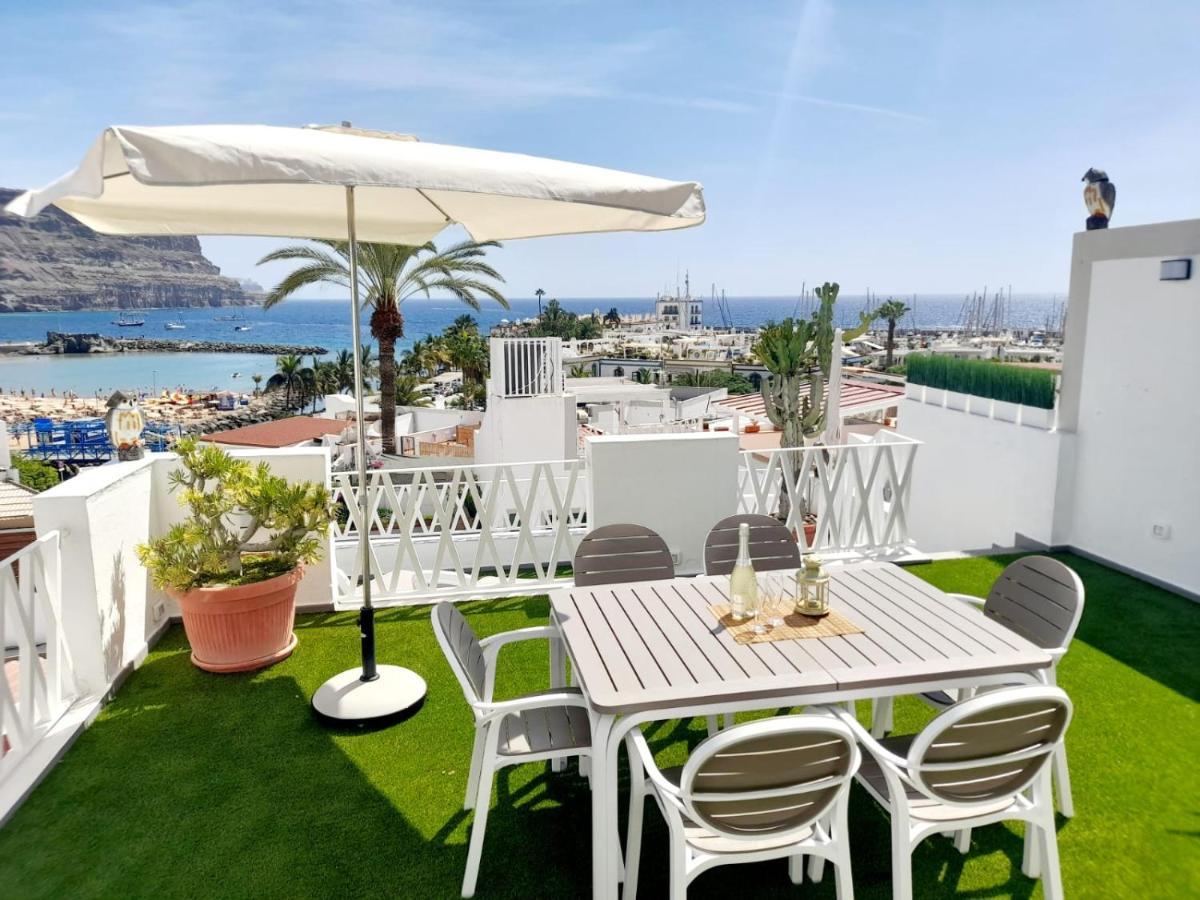 Willa Malibu Mogan Casa Vintage - Amazing Sea/Harbour View Puerto De Mogan Zewnętrze zdjęcie