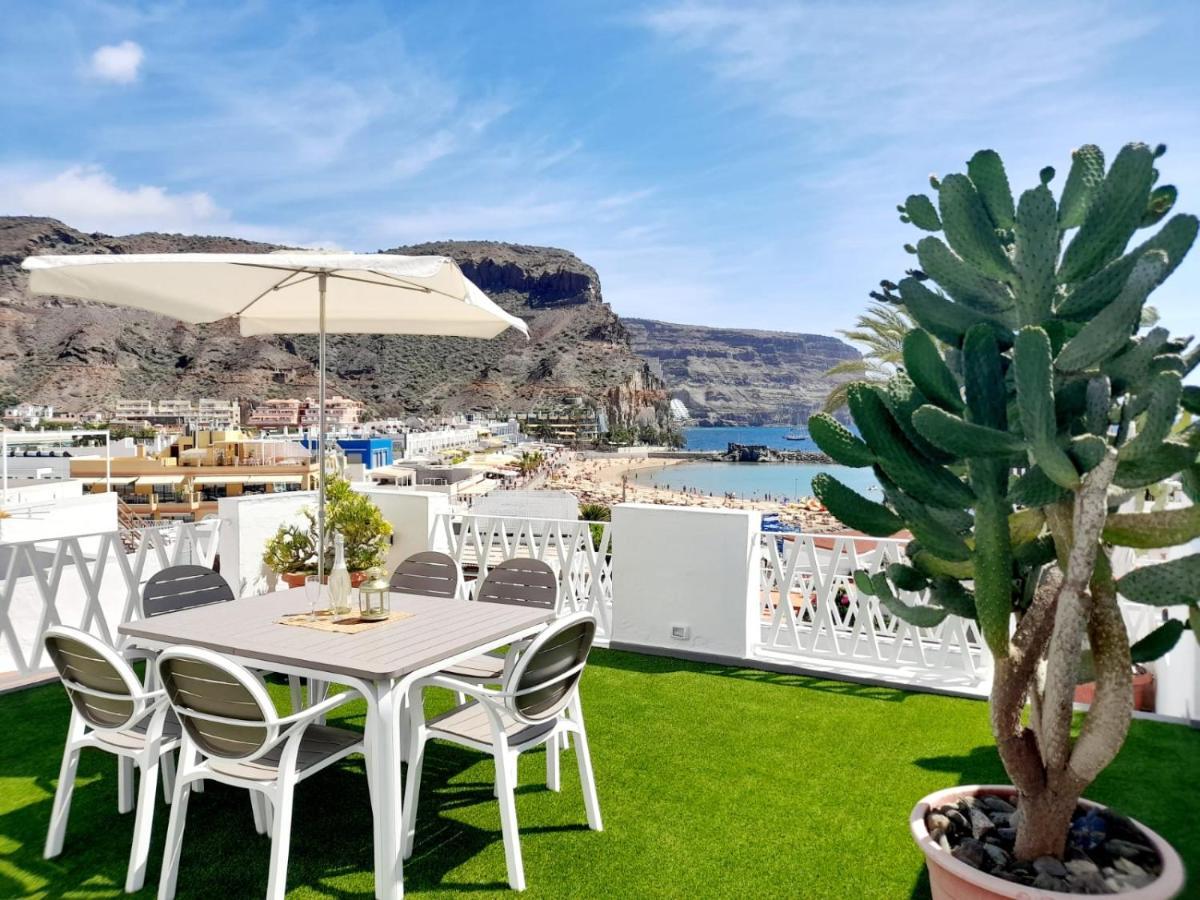 Willa Malibu Mogan Casa Vintage - Amazing Sea/Harbour View Puerto De Mogan Zewnętrze zdjęcie